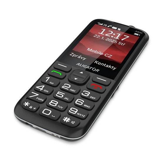 ALIGATOR A930 GPS Senior černý +st.nab. ALIGATOR A930 GPS Senior černý +st.nab.