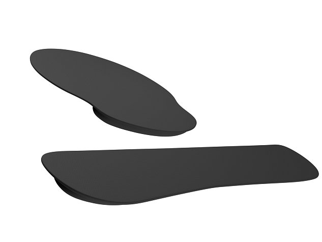 Ergonomický set podložek pod zápěstí Natec CHIPMUNK 2v1, černá Ergonomický set podložek pod zápěstí Natec CHIPMUNK 2v1, černá