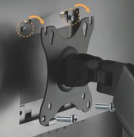Držák monitoru Brateck LDA32-114E dvě ramena vedle sebe mechanická pružina nástěnný Držák monitoru Brateck LDA32-114E dvě ramena vedle sebe mechanická pružina nástěnný