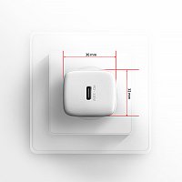AXAGON ACU-PD30W, Sil nabíječka do sítě 30W, 1x port USB-C, PD3.0/PPS/QC4+/SFC/AFC/Apple, bílá AXAGON ACU-PD30W, Sil nabíječka do sítě 30W, 1x port USB-C, PD3.0/PPS/QC4+/SFC/AFC/Apple, bílá