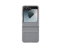 Samsung Ochranný kryt z veganské kůže pro Flip 6 Gray Samsung Ochranný kryt z veganské kůže pro Flip 6 Gray