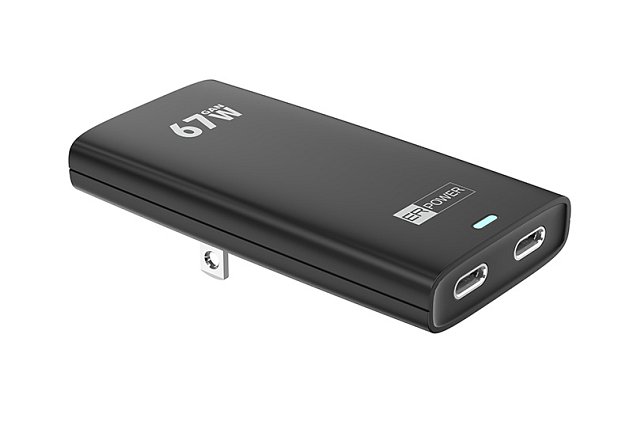 ER POWER Dual Travel Slim Charge 67W – 2xUSB-C ER POWER Dual Travel Slim Charge 67W – 2xUSB-C
