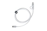 Dual Cable USB-C C/L Mfi 200cm white Dual Cable USB-C C/L Mfi 200cm white