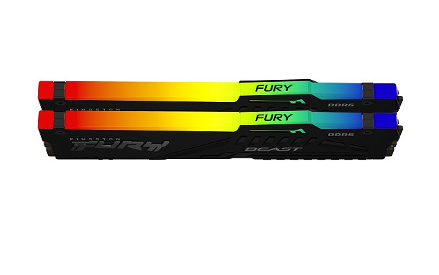 Kingston FURY Beast EXPO/DDR5/16GB/6000MHz/CL30/2x8GB/RGB/Black Kingston FURY Beast EXPO/DDR5/16GB/6000MHz/CL30/2x8GB/RGB/Black
