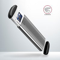 AXAGON EEM2-SA, USB micro-B 3.2 Gen 1 - M.2 SATA SSD kovový RIBBED box, bezšroubkový AXAGON EEM2-SA, USB micro-B 3.2 Gen 1 - M.2 SATA SSD kovový RIBBED box, bezšroubkový