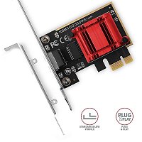 AXAGON PCEE-G25, PCIe síťová karta - 1x 2.5 Gigabit Ethernet port (RJ-45), Realtek, PXE, vč. LP AXAGON PCEE-G25, PCIe síťová karta - 1x 2.5 Gigabit Ethernet port (RJ-45), Realtek, PXE, vč. LP