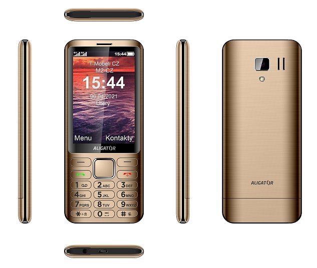 ALIGATOR D950 Dual sim zlatý ALIGATOR D950 Dual sim zlatý