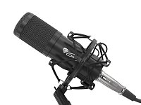 Streamovací mikrofon Genesis Radium 300,XLR, kardioidní polarizace, ohybné rameno, pop-filter Streamovací mikrofon Genesis Radium 300,XLR, kardioidní polarizace, ohybné rameno, pop-filter