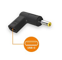 Aligator USB-C napájecí redukce 4,0 x 1,7 mm pro notebooky HP/Lenovo Aligator USB-C napájecí redukce 4,0 x 1,7 mm pro notebooky HP/Lenovo