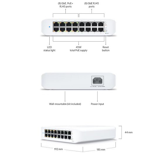UBNT USW-Lite-16-PoE