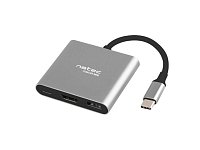 Natec multifunkční adaptér Fowler MINI USB-C PD, USB 3.0, HDMI 4K Natec multifunkční adaptér Fowler MINI USB-C PD, USB 3.0, HDMI 4K