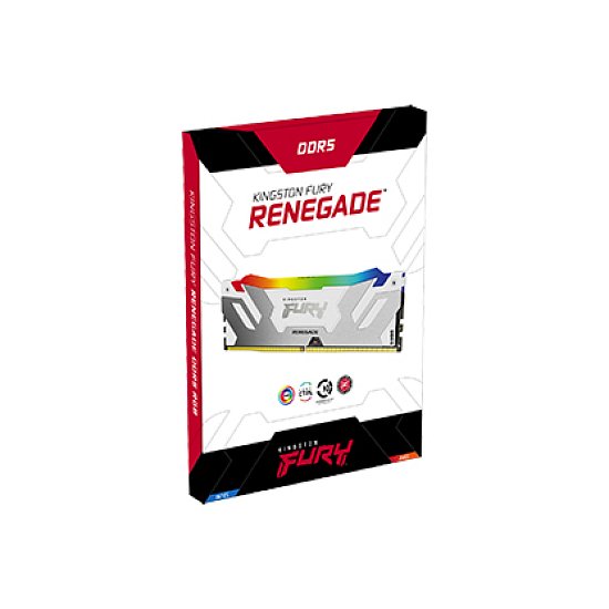 16GB DDR5-7200MHz CL38 Kingston FR White RGB 16GB DDR5-7200MHz CL38 Kingston FR White RGB