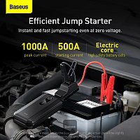 Baseus power banka Super Energy Air 10000 mAh se startovacími kabely černá Baseus power banka Super Energy Air 10000 mAh se startovacími kabely černá