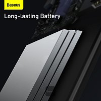 Baseus power banka Super Energy Air 10000 mAh se startovacími kabely černá Baseus power banka Super Energy Air 10000 mAh se startovacími kabely černá