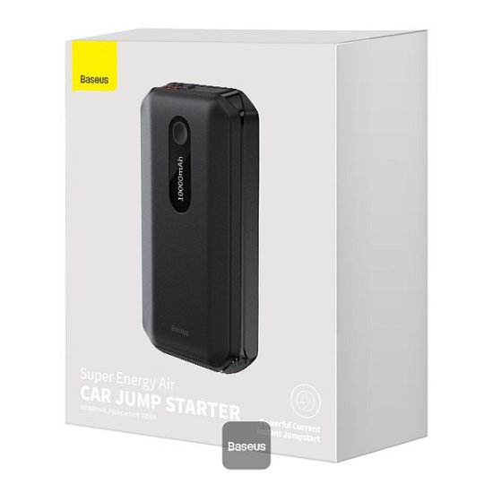Baseus power banka Super Energy Air 10000 mAh se startovacími kabely černá