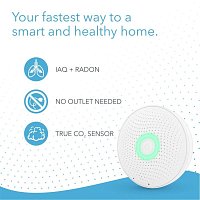 AirThings Wave plus - senzor kvality ovzduší, radonu, vlhkosti, teploty, VOC, CO2 a tlaku