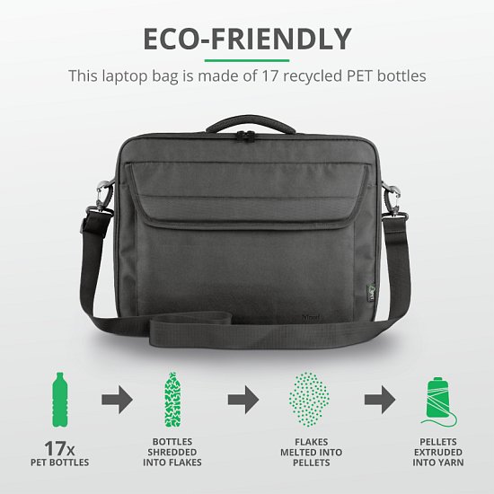 TRUST ATLANTA LAPTOP BAG 15.6