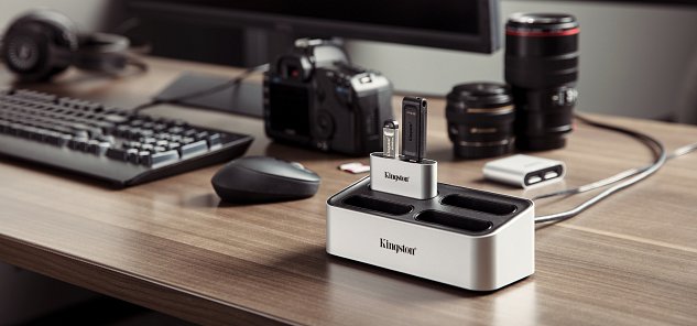 Kingston dokovací stanice pro čtečky karet Workflow + USB mini HUB Kingston dokovací stanice pro čtečky karet Workflow + USB mini HUB