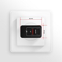 AXAGON ACU-QS24, QC & SMART nabíječka do sítě 24W, 2x USB-A port, QC3.0/AFC/FCP + 5V/1.2A