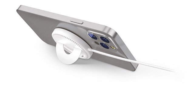 ALIGATOR bezdrátová nabíječka ALIGATOR Mag-Pad, určeno pro MagSafe, 15W, bílá