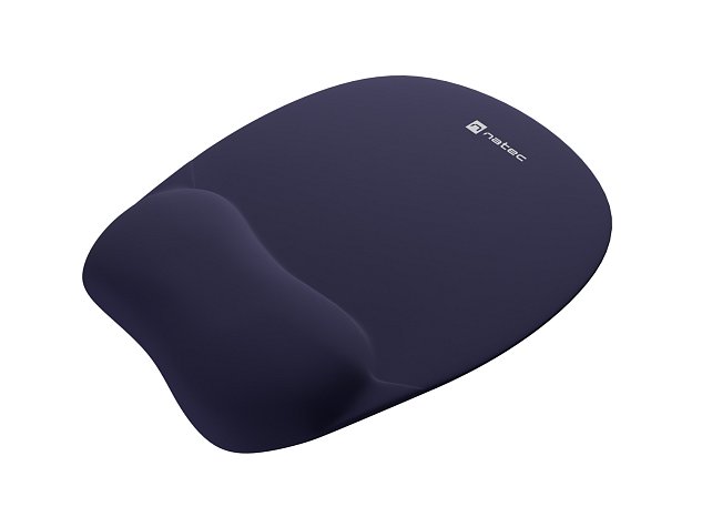 Podložka pod myš ergonomická Natec CHIPMUNK, paměťová pěna, Navy modrá, 230x200 mm Podložka pod myš ergonomická Natec CHIPMUNK, paměťová pěna, Navy modrá, 230x200 mm