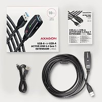 AXAGON ADR-310, USB 3.2 Gen 1 A-M -> A-F aktivní prodlužovací / repeater kabel, 10m AXAGON ADR-310, USB 3.2 Gen 1 A-M -> A-F aktivní prodlužovací / repeater kabel, 10m