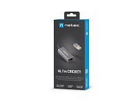 NATEC CRICKET externí Ethernet síťová karta USB 3.0 1X RJ45 1GB kabel NATEC CRICKET externí Ethernet síťová karta USB 3.0 1X RJ45 1GB kabel