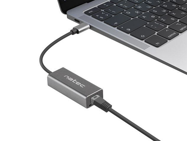 NATEC CRICKET externí Ethernet síťová karta USB-C 3.1 1X RJ45 1GB kabel NATEC CRICKET externí Ethernet síťová karta USB-C 3.1 1X RJ45 1GB kabel