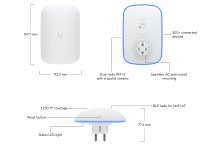 UBNT U6-Extender - UniFi6 Extender WiFi 6
