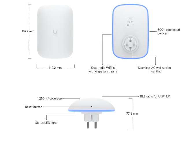 UBNT U6-Extender - UniFi6 Extender WiFi 6