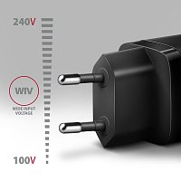 AXAGON ACU-PQ30 Sil nabíječka do sítě 30W, 2x port (USB-A + USB-C), PD3.0/PPS/QC4+/AFC/Apple, černá AXAGON ACU-PQ30 Sil nabíječka do sítě 30W, 2x port (USB-A + USB-C), PD3.0/PPS/QC4+/AFC/Apple, černá