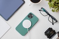 ER Bezdrátová Magsafe nabíjecí podložka 15W bílá ER Bezdrátová Magsafe nabíjecí podložka 15W bílá