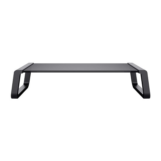 TRUST MONTA GLASS MONITOR STAND BLK