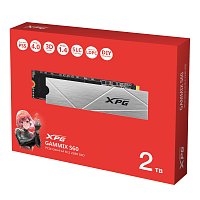 ADATA XPG GAMMIX S60/2TB/SSD/M.2 NVMe/Stříbrná/Heatsink/5R ADATA XPG GAMMIX S60/2TB/SSD/M.2 NVMe/Stříbrná/Heatsink/5R