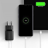 AXAGON ACU-PQ20 nabíječka do sítě 20W, 2x port (USB-A + USB-C), PD3.0/PPS/QC4+/AFC/Apple, černá AXAGON ACU-PQ20 nabíječka do sítě 20W, 2x port (USB-A + USB-C), PD3.0/PPS/QC4+/AFC/Apple, černá