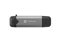 Čtečka karet Natec SCARAB 3 USB-A + USB-C 3.1 GEN 1/microSD/microSDHC/microSDXC/SD/SDHC/SDXC/T-Flash Čtečka karet Natec SCARAB 3 USB-A + USB-C 3.1 GEN 1/microSD/microSDHC/microSDXC/SD/SDHC/SDXC/T-Flash