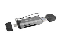 Čtečka karet Natec SCARAB 3 USB-A + USB-C 3.1 GEN 1/microSD/microSDHC/microSDXC/SD/SDHC/SDXC/T-Flash Čtečka karet Natec SCARAB 3 USB-A + USB-C 3.1 GEN 1/microSD/microSDHC/microSDXC/SD/SDHC/SDXC/T-Flash