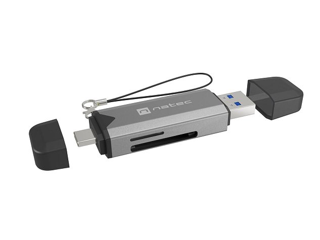 Čtečka karet Natec SCARAB 3 USB-A + USB-C 3.1 GEN 1/microSD/microSDHC/microSDXC/SD/SDHC/SDXC/T-Flash Čtečka karet Natec SCARAB 3 USB-A + USB-C 3.1 GEN 1/microSD/microSDHC/microSDXC/SD/SDHC/SDXC/T-Flash
