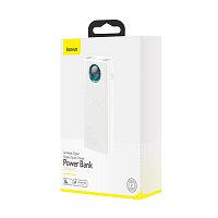 Baseus PPLG000102 Amblight Digital Display Powerbanka 30000mAh 65W White Baseus PPLG000102 Amblight Digital Display Powerbanka 30000mAh 65W White