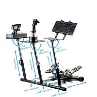 Wheel Stand Pro, SUPER WARTHOG stojan na joystick pro Thrustmaster HOTAS WARTHOG, Saitek X55/X52/X52 Wheel Stand Pro, SUPER WARTHOG stojan na joystick pro Thrustmaster HOTAS WARTHOG, Saitek X55/X52/X52