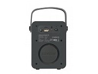 CARNEO F90 FM rádio, BT reproduktor, black/wood CARNEO F90 FM rádio, BT reproduktor, black/wood