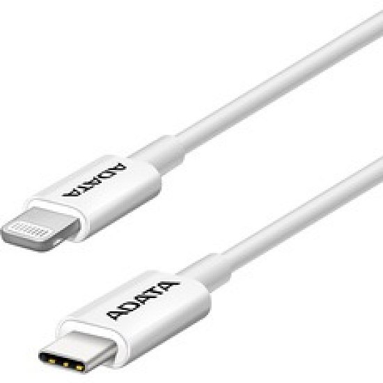 ADATA kabel USB-C na Lightning bílý ADATA kabel USB-C na Lightning bílý