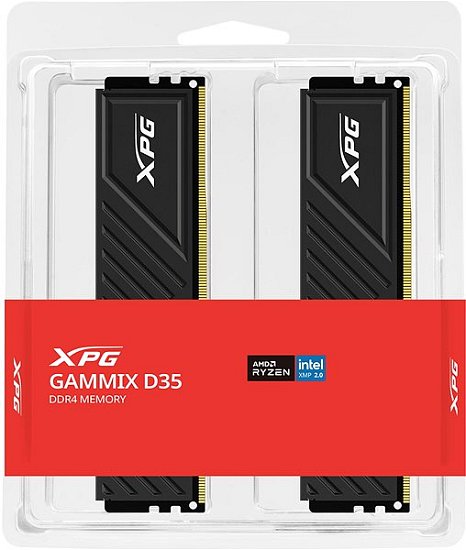 16GB DDR4-3200MHz ADATA XPG D35 CL16, 2x8GB 16GB DDR4-3200MHz ADATA XPG D35 CL16, 2x8GB