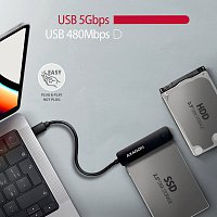 AXAGON ADSA-FP2C USB-C 5Gbps - SATA 6G 2.5 AXAGON ADSA-FP2C USB-C 5Gbps - SATA 6G 2.5