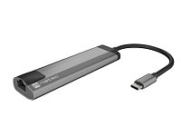 Multifunkční adaptér 5 v 1 Natec FOWLER GO HUB 2X USB 3.0 HUB, HDMI 4K, USB-C PD, RJ45 Multifunkční adaptér 5 v 1 Natec FOWLER GO HUB 2X USB 3.0 HUB, HDMI 4K, USB-C PD, RJ45