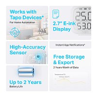 TP-Link Tapo T315 Chytrý teploměr TP-Link Tapo T315 Chytrý teploměr