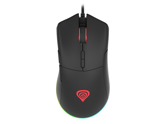 Genesis herní optická myš Krypton 290 6400DPI, RGB, SW, černá