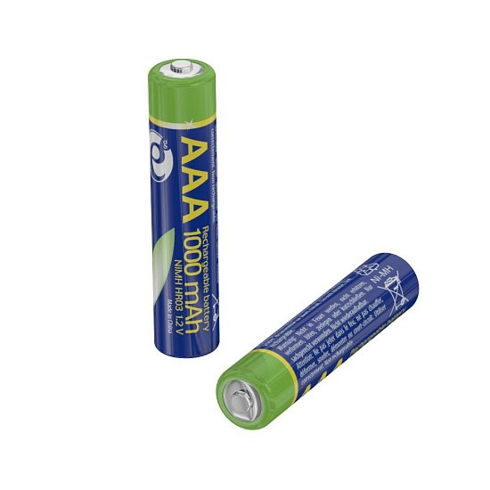 GEMBIRD NiMH nabíjecí baterie AAA 1000mAh 2ks GEMBIRD NiMH nabíjecí baterie AAA 1000mAh 2ks