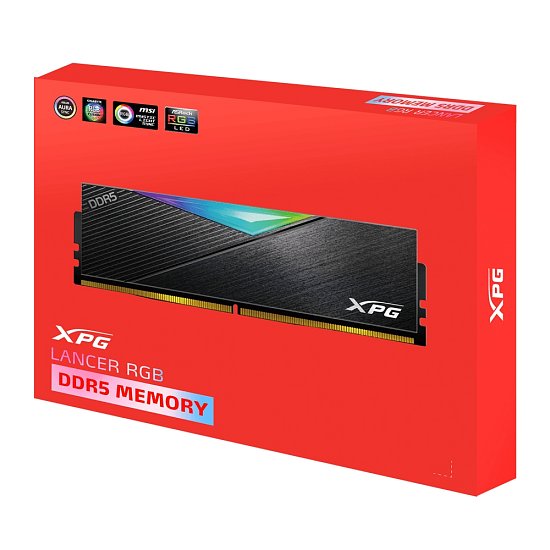 32GB DDR5-5200MHz ADATA CL38 LANCER RGB, 2x16GB 32GB DDR5-5200MHz ADATA CL38 LANCER RGB, 2x16GB